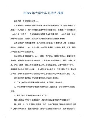 2025年大学生实习总结
