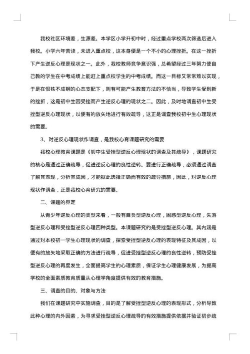 2025年初中调查报告