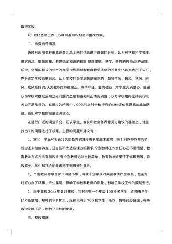 行风自查报告