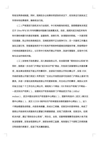 知识产权工作总结