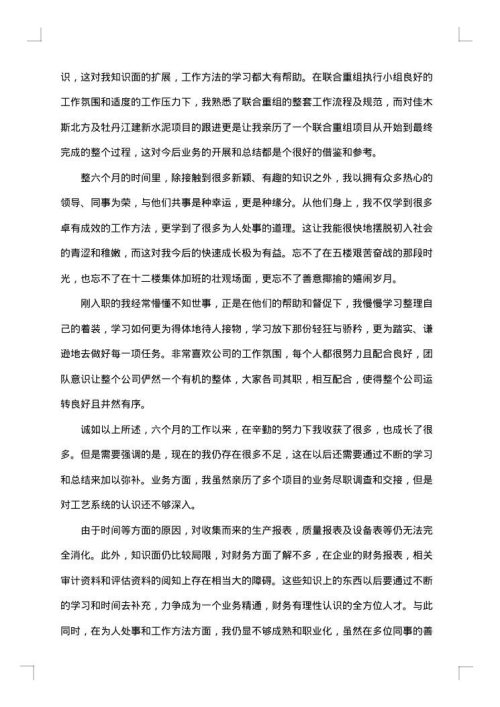 2025年会计试用期工作个人总结