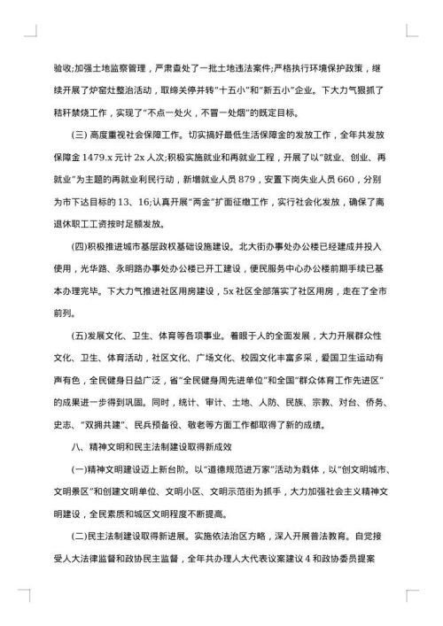 简短的政府个人工作总结