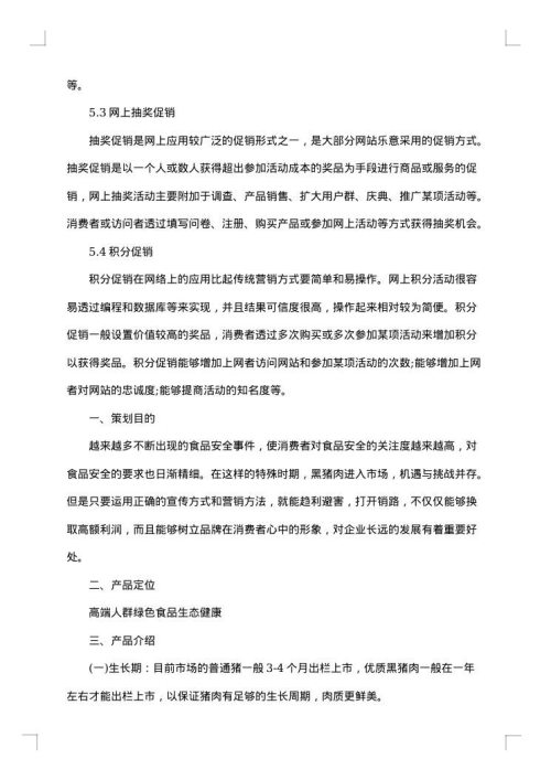 网络营销策划