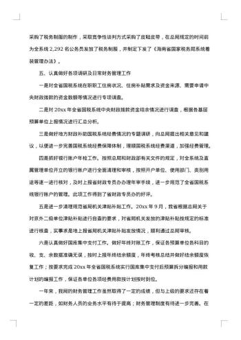 外贸财务工作总结