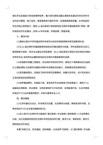 项目建设方案