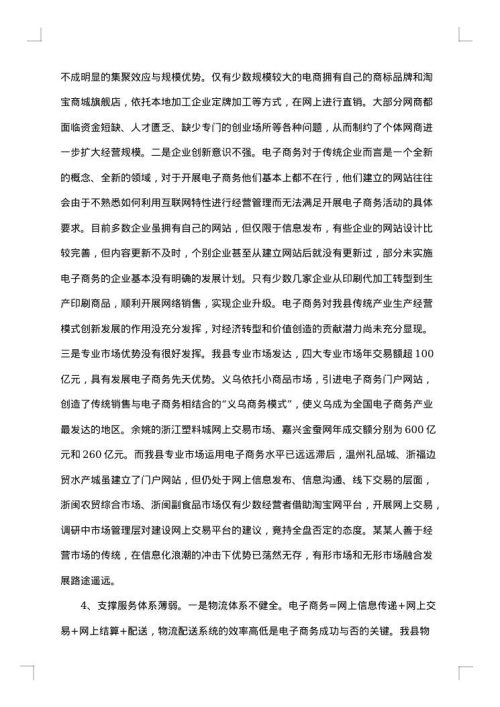 商务调研报告
