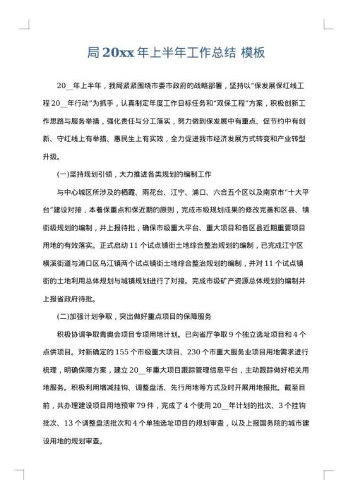 局2025年上半年工作总结