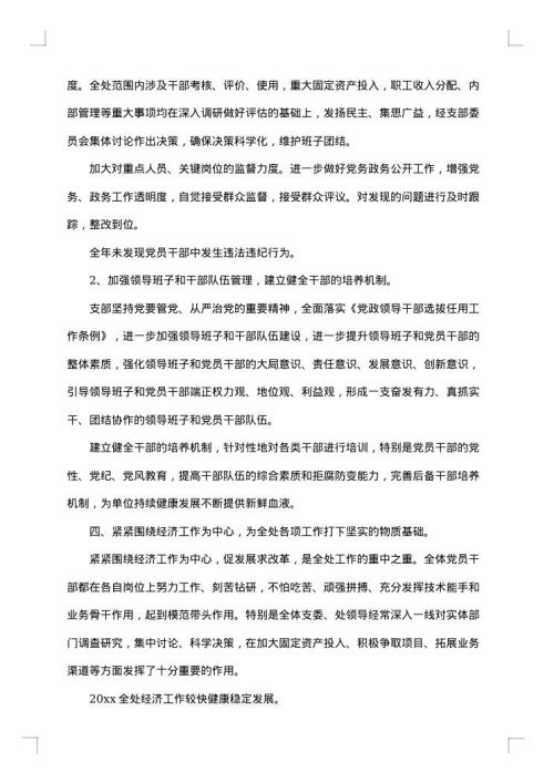党支部工作总结