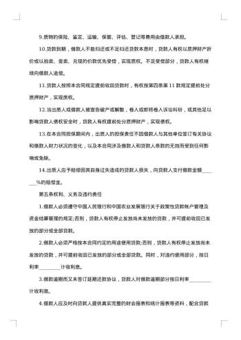 借款质押用担保合同