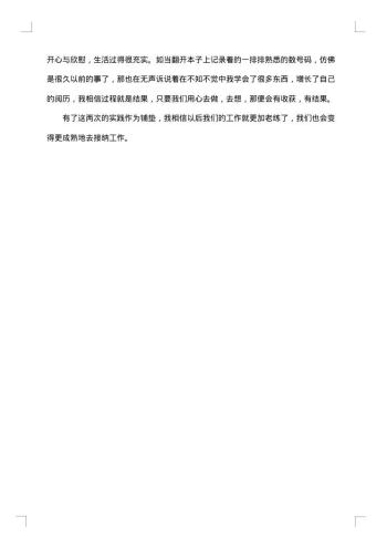 营销专员实习报告