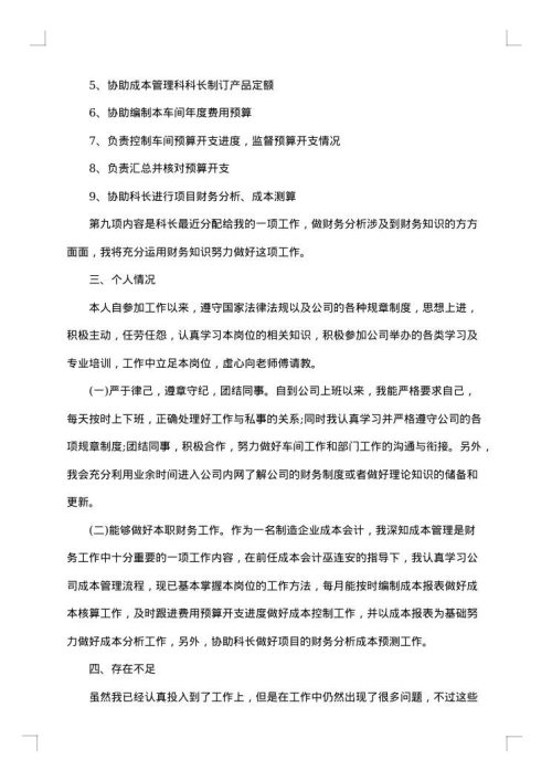 核算会计年度工作总结