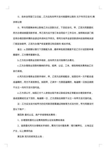 房地产转让热门合同