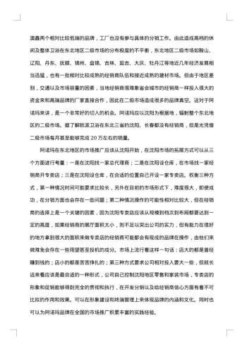 产品市场调查报告