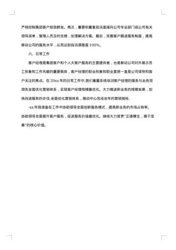 银行客户经理工作总结20xx年