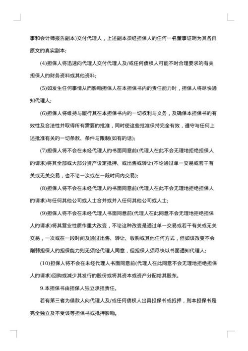 个人向银行贷款担保合同