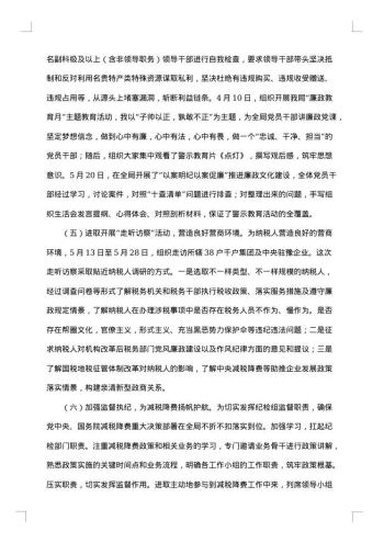 述责述廉报告