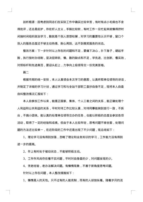 自查自纠整改报告【七篇】