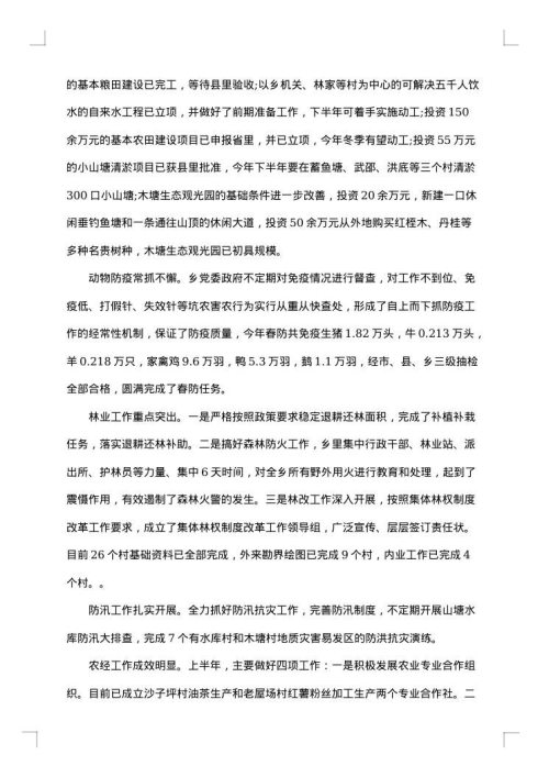 公司员工上半年工作总结及下半年工作计划