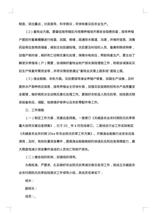 村级冬春救助工作方案范文