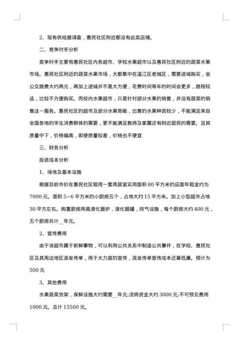 2025年字创业计划书
