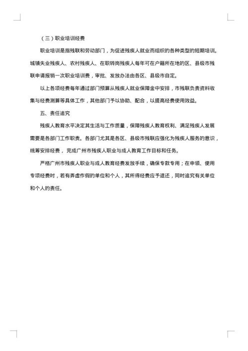 残疾人实施方案