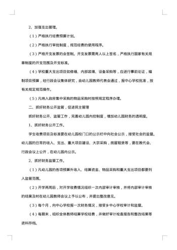 乡中心幼儿园幼儿园财务工作总结范文