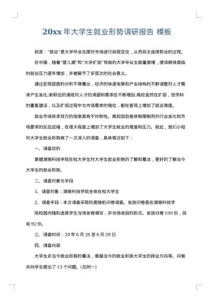 2025年大学生就业形势调研报告