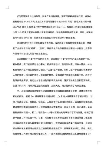 20xx年乡镇上半年工作总结