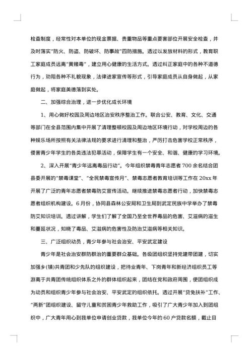 综治主任述职报告