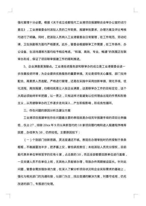 项目调研报告范文