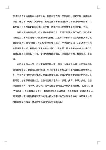 试用期的工作总结