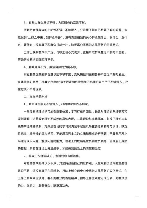 廉洁从业自查报告