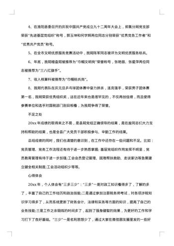 地税局个人工作总结