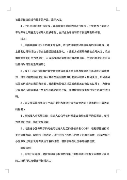 春节促销活动方案