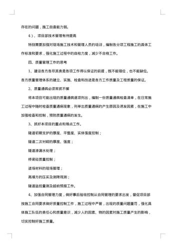 项目管理工作报告
