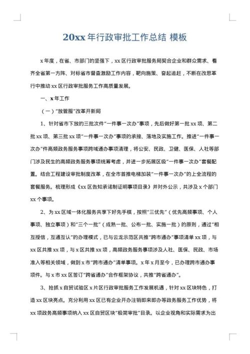 2025年行政审批工作总结