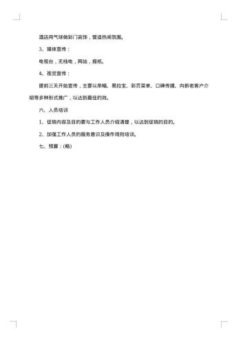 春节促销策划方案