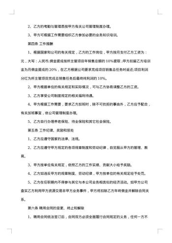 聘用运营总监合同范本