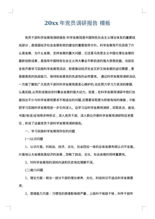2025年党员调研报告