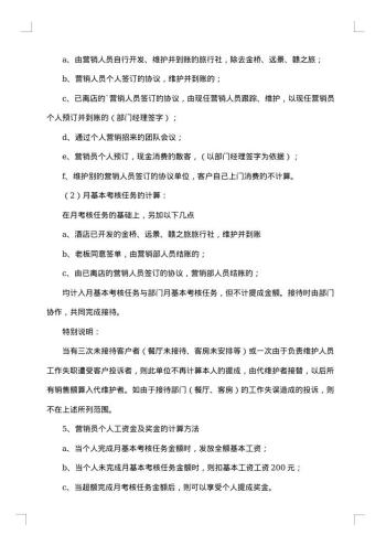 酒销售方案