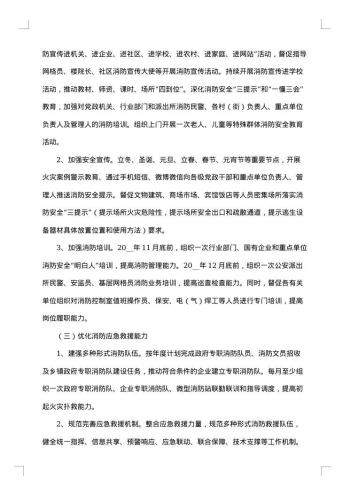 20xx年今冬明春火灾防控应急预案
