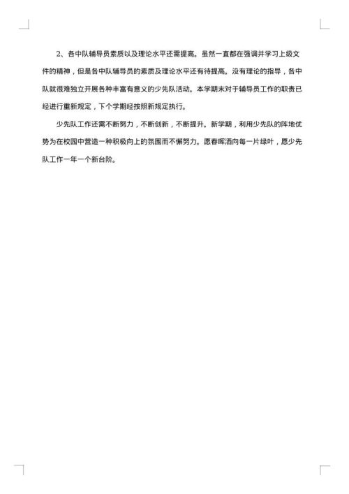 2025年最新少先队工作总结