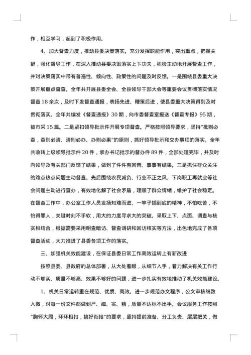 2025年办公室的工作总结范文
