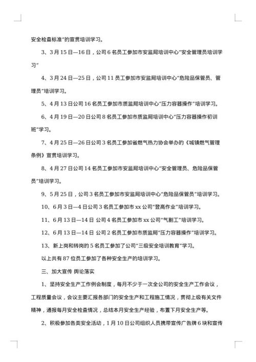 生产上半年工作总结