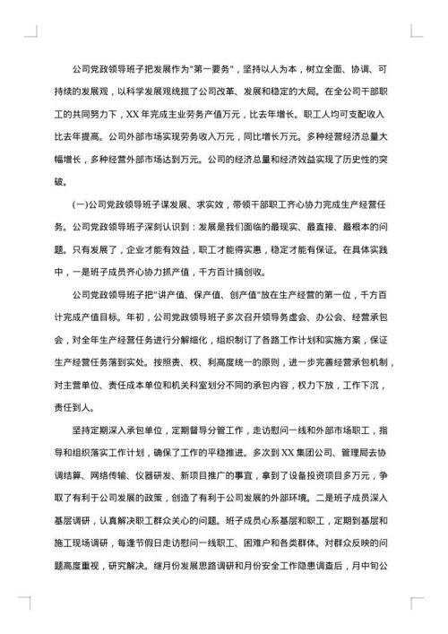 2025年党委书记述职报告