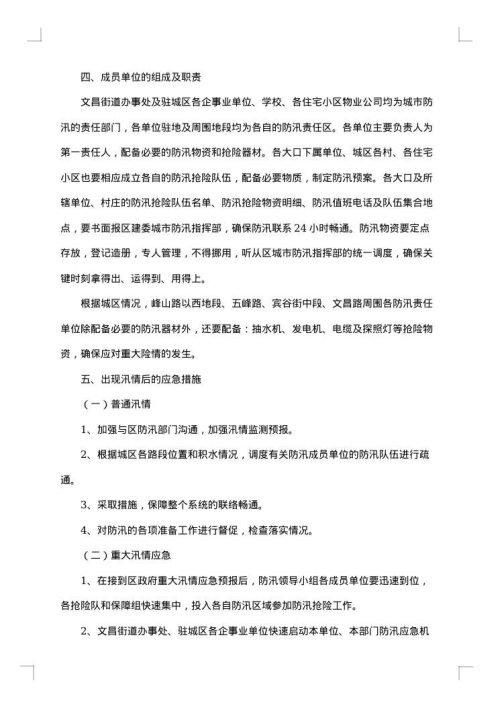防汛工作会议方案