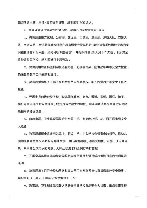 2025年学校安全工作年度总结范文