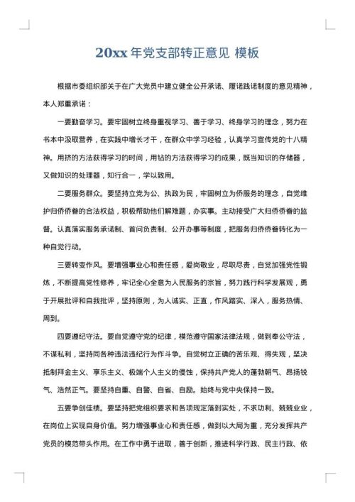 2025年党支部转正意见