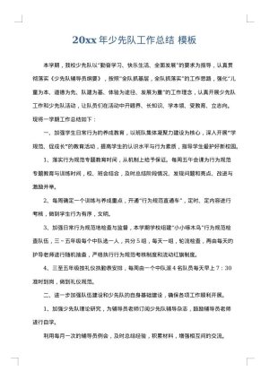2025年少先队工作总结