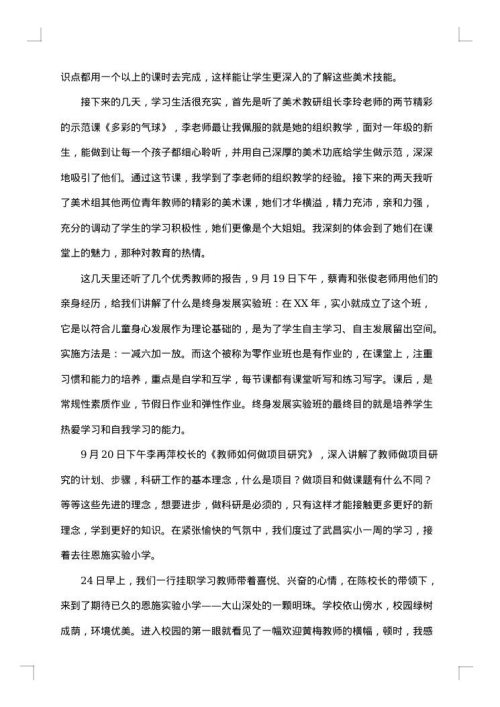 挂职学习报告